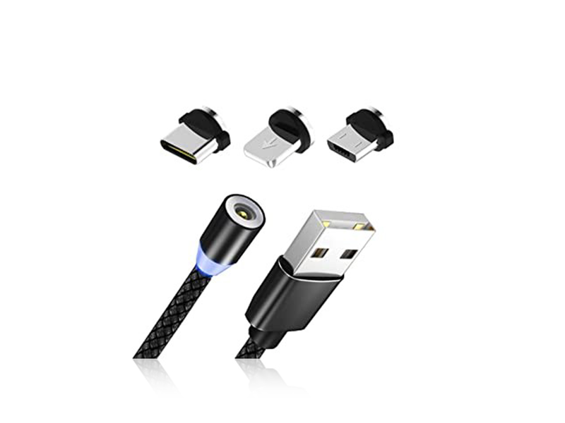 3in1 Micro USB IphoneType-C mágneses kábel